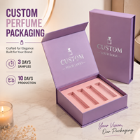 Boîte d'emballage de parfum personnalisée avec impression de logo, boîte cadeau en carton rigide de luxe, fermeture magnétique