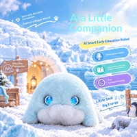 Peluche Intelligente IA avec Dialogue Chinois-Anglais, en Velours et Coton PP, Poupée Électronique Compagnon pour l'Éducation Précoce