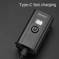 Batteriebetriebene Wiederaufladbare Wasserdichte Aluminium Superhelle Tragbare Lenkermontierte 400 Lumen LED-Fahrradlampe mit 8 Modi