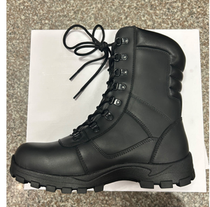 DFS12 Bottes de sécurité longues en cuir pleine fleur noir anti stabilité - Product Image 2