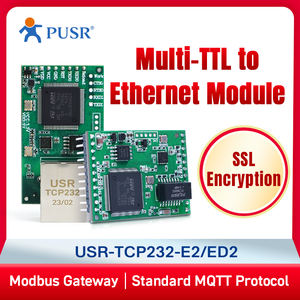 Модуль USR-TCP232-E2/ED2: Преобразователь TTL в Ethernet, двунаправленная прозрачная передача данных MQTT/SSL Modbus, промышленный Ethernet-модуль - Product Image 2