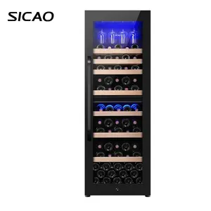 stainless steel wine display cabinet wine cooler for bottles wine cabinet for home refrigerator dispenser