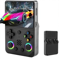 Console de jeu vidéo portable rétro classique d'usine avec écran IPS 3,5 pouces, système open source 64 Go, batterie 3000 mAh, manette RG36 Pro