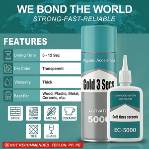 200 ml + 25ml Kit MDF Super Glue avec Activateur <span class=keywords><strong>de</strong></span> Pulvérisation-Acrylique Cyanoacrylate-Adhésif pour Emballage <span class=keywords><strong>de</strong></span> Construction Utilisation pour le Travail du <span class=keywords><strong>Bois</strong></span> - Product Image 6
