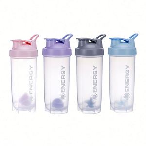 Hot Selling High Quality 500ml Bpa Free Novelty Gym Fitness <b>Shaker</b> Cup Mixing Boiling Applicable Food Grade PP Eco-Friendly - Product Image 1