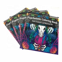 Spirale à ouverture facile pour adultes, impression de livres de coloriage