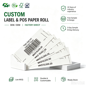 Papier pour cartes d'embarquement aériennes 180-210 g/m², étiquettes de bagages, billets d'avion, impression thermique, cartes de visite - Product Image 4