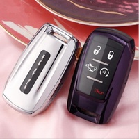 Offres Spéciales Clé De Voiture protecteur TPU Enveloppe EN Silicone à distance clé housse pour RAM 1500 Dodge JCUV Chrysler