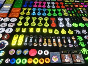 Porte-clés personnalisé phosphorescent <span class=keywords><strong>pour</strong></span> sac, en caoutchouc, avec pendentif réfléchissant en PVC <span class=keywords><strong>pour</strong></span> clés et signalisation piétonne, avec logo - Product Image 6