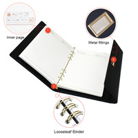 Usine fabricant professionnel personnalisé personnalisé B6 planificateur en cuir Pu support de couverture rigide Agenda Journal cahier