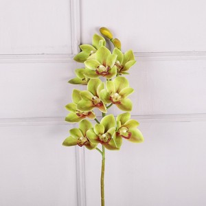 Orquídeas Cymbidium Artificiales, Color Verde Claro, Alta Simulación, Decoración para Bodas, Adorno para Sala de Estar - Product Image 1