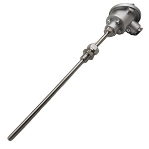 مجس حرارة WZP PT100 RTD بطول 8*270 مم، مستشعر درجة حرارة من نوع PT100 مع جهاز إرسال <span class=keywords><strong>4</strong></span>-20 مللي أمبير - Product Image 1