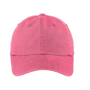 Gorra de Béisbol de 6 Paneles Rosa con Logotipo Personalizado, Unisex, Ajustable, de Color Sólido, de Sarga de Algodón, Informal, para Adultos - Product Image 2