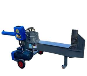 10トン電気油圧ログスプリッター高効率水平薪プロセッサ工場価格モーター安全屋内/屋外 - Product Image 3