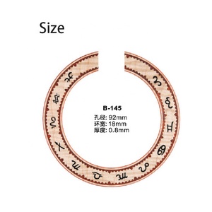 Rosette de <span class=keywords><strong>guitare</strong></span> classique incrustée de bois, B-145 92x18x0.8mm <span class=keywords><strong>pour</strong></span> pièces de <span class=keywords><strong>guitare</strong></span> - Product Image 4
