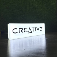 Panneau publicitaire LED multicolore à piles, personnalisable, mini, portable, en acrylique, pour menu de table, affichage ouvert, mariage, panneau remplaçable