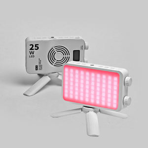 Panneau LED RGB pour studio vidéo 25W, lumière de tournage portable et rechargeable pour tous les appareils - Product Image 2
