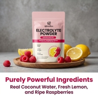 Poudre d'électrolytes Qbioflex OEM/ODM, mélange de boissons électrolytiques et d'hydratation sans calories pour adultes