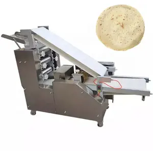 Hoge Kwaliteit Roti Pizza Pers Huid Deeg Sheeter Pitabroodje Roti Maker Tortilla Wrapper Machine