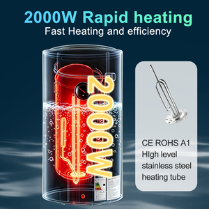 <span class=keywords><strong>Chauffe</strong></span>-<span class=keywords><strong>eau</strong></span> mural personnalisable de 30 à 100 L, réservoir de 2000 W, <span class=keywords><strong>chauffe</strong></span>-<span class=keywords><strong>eau</strong></span> électrique à accumulation pour usage domestique - Product Image 4