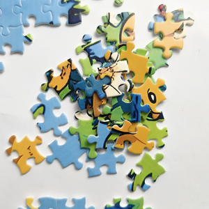 ตัวต่อจิ๊กซอว์การ์ตูนพิมพ์ลายตามสั่ง 1000 ชิ้น ทำจากไม้ กระดาษ พลาสติก มุมเหลี่ยม ของเล่นเสริมพัฒนาการสำหรับเด็กและผู้ใหญ่ ของขวัญ - Product Image 4