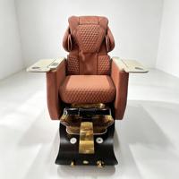 Ensemble de fauteuil de pédicure et table de manucure Bomacy Professional Nail Salon Orange Pipeless Whirlpool Magnetic Jet Shiatsu Massage Spa