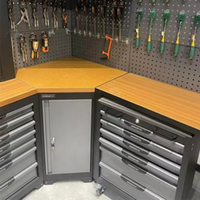 Gabinetes de herramientas modulares de servicio pesado Estaciones DE TRABAJO DE GARAJE Gabinete de almacenamiento con organizadores de herramientas integrados y sistemas de almacenamiento duraderos