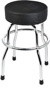 <span class=keywords><strong>Tabouret</strong></span> <span class=keywords><strong>de</strong></span> <span class=keywords><strong>bar</strong></span> pivotant chromé, capacité <span class=keywords><strong>de</strong></span> 300lb - Product Image 4