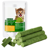 Glaublieb 30g Bâtonnets de Catnip Lyophilisés Sans Céréales pour Chats – Friandises et Snacks pour le Nettoyage des Dents et l'Élimination des Boules de Poils