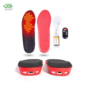 <span class=keywords><strong>Semelles</strong></span> <span class=keywords><strong>chauffantes</strong></span> électriques rechargeables JOGHN avec télécommande, pour le <span class=keywords><strong>ski</strong></span>, la course à pied, maintien au chaud, thermiques, USB, batterie électrique - Product Image 1