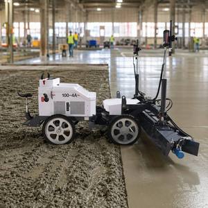 Robot laser <span class=keywords><strong>de</strong></span> nivellement <span class=keywords><strong>de</strong></span> sol haute performance <span class=keywords><strong>de</strong></span> 3 m avec moteur, conception compacte pour le nivellement des routes et des sols - Product Image 1