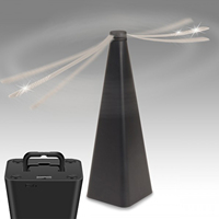 Ventilateur anti-mouches électronique rechargeable par USB, certifié BSCI, portable pour intérieur/extérieur, cuisine, ferme, pique-nique, ventilateurs de table