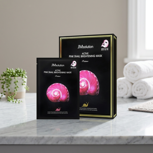 Jmsolution มาสก์มาสก์หน้าหอยทากสีชมพูแบบแอคทีฟทำจากเกาหลีขายดี - Product Image 3