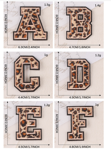 Hàng Mới Về Miếng Vá Thêu Chữ Có Lông Màu Da Báo Cho Áo Phông - Product Image 2