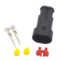 TYCO AMP 282080-1/282104-1, 2 pines, conector automático de 2 pines, enchufe de cable automotriz impermeable para coches eléctricos