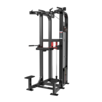 Máquina de Dominadas Asistidas, Equipo de Gimnasio Comercial, Asistencia para Dips y Chin-ups