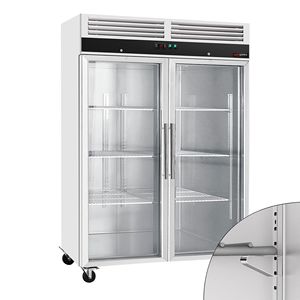 Congelador Vertical Gastro Reach-In GGM de Acero Inoxidable, Modelo ECO-1200L, Capacidad de 1200L, Puertas Dobles, -18°C a -30°C, Modo Eco, Garantía de 2 Años - Product Image 1