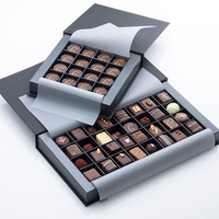 Boîte Cadeau de Luxe Personnalisée à Fermeture Magnétique avec Insert à Compartiments pour Chocolats et Truffes – Idéale pour Mariages, Fêtes, Vente en Gros, OEM