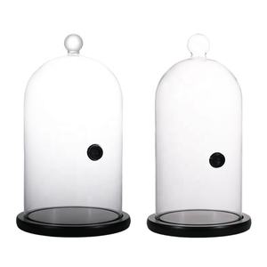 Platos de cóctel <span class=keywords><strong>Molecular</strong></span> creativos para bares, cubierta ahumada transparente tapa de vidrio coctelera base perforada - Product Image 2