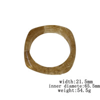 Bracelet élégant multicolore en résine acrylique pour femme, lisse, tendance, irrégulier, géométrique, large, pour cadeau