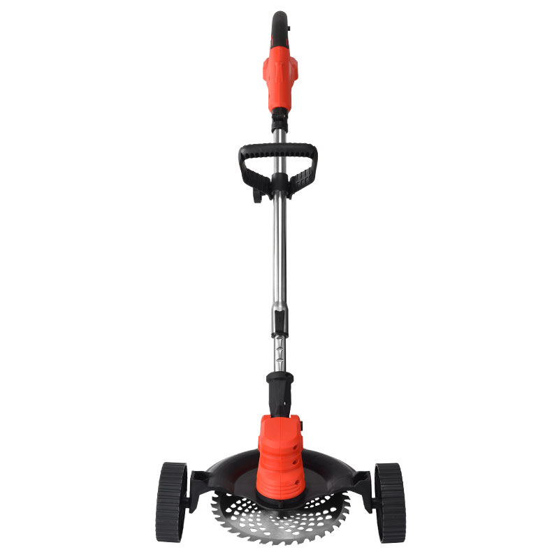Electric Lawn Mower 20000RPM Cordless Grass Trimmer Length Adjustable Cutter Garden Tools For 21V Battery