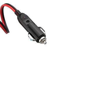 Car Cigarette Lighter <b>Plug</b> <b>12V</b> With Bullet Terminals Automotive Connector Red Plastic Accessory - Product Image 5