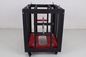 <strong>BDSM</strong> <strong>Furniture</strong> Mini Metal Dog <strong>Cage</strong> Slave Restraint Training Props Sex Love Game Hanging <strong>Cage</strong> for Women Restraint Rack - Product Image 6