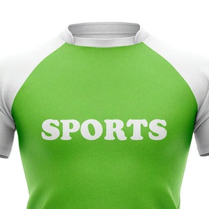 Maillot personnalisé de haute qualité avec logo pour chemise, 100 % coton, col rond, manches courtes, pour homme, OEM, faible MOQ - Product Image 3