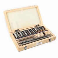 ANDUUK Vente directe usine Tebak Offre Spéciale : Kits de broches à rainures 21 pièces, avec bagues et calibres pour outils industriels