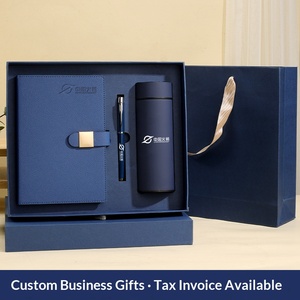 Set de Regalo Corporativo Premium, Libreta de Cuero con Logotipo Personalizado y Vaso de Acero Inoxidable con USB, Idea de Regalo Corporativo de Lujo - Product Image 2