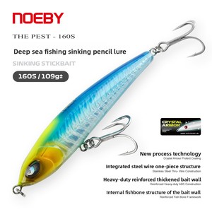 Esca Artificiale Affondante Nobby in Acciaio Inossidabile da 109g per <span class=keywords><strong>Pesca</strong></span> in Mare a Lunga Gittata - Product Image 5