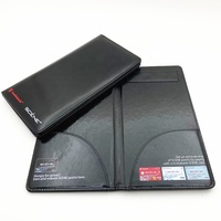 Buku pelayan kulit Folder tagihan menulis catatan Pad kartu tagihan pemegang tamu cek Presenter Menu restoran penutup Hotel tagihan pemegang