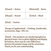 Boutons de chemise en résine écologique recyclable, texture épi de maïs blanc, forme cœur et étoile, grande taille, quatre trous, lavage à sec possible, attaches pour vêtements