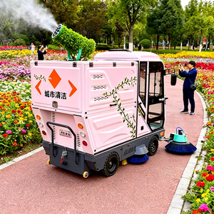 bibo Factory Direct Sale, Custom Made, Four-Wheel All-in-One Pressed Road <b>Sweeper</b>, Specially for Municipal Sanitation - Product Image 2